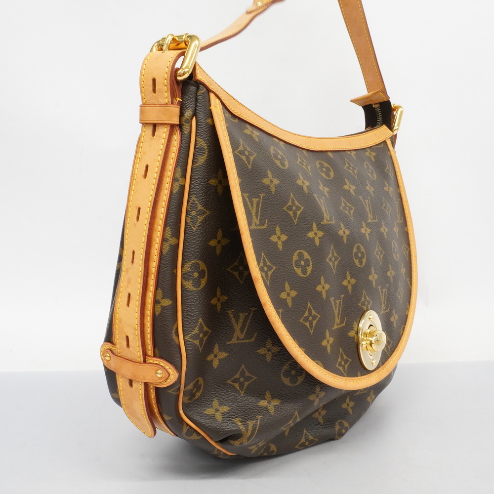 Auth Louis Vuitton Monogram Turam GM M40075 Women's Shoulder Bag