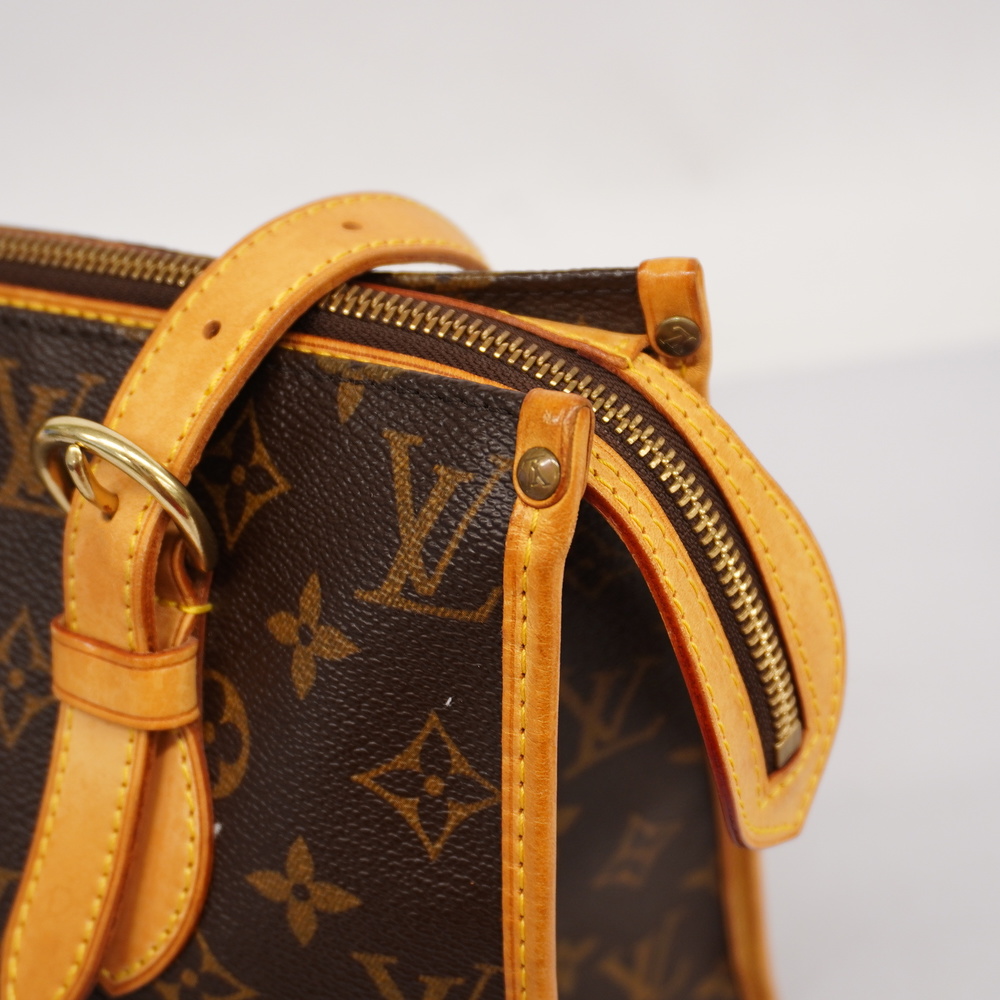 LOUIS VUITTON Popincourt Haut Shoulder Bag Tote Handbag Monogram Leather  M40007