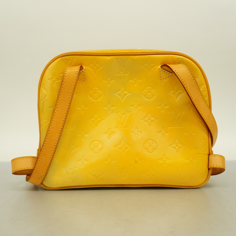 Louis Vuitton Yellow Monogram Vernis Leather Murray Backpack