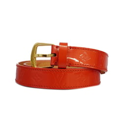 vernis leather belt
