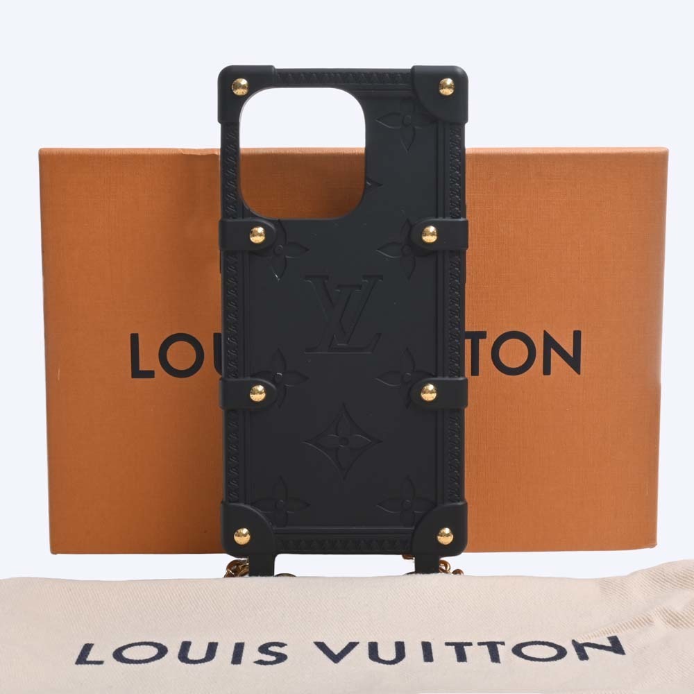 LOUIS VUITTON Louis Vuitton Monogram Rubber Li Trunk iPhone 14PRO