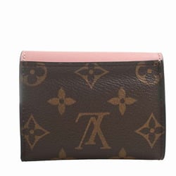 Authenticated Used LOUIS VUITTON Louis Vuitton Monogram Portefeuille Zoe  Trifold Wallet M62933 Brown Pink 