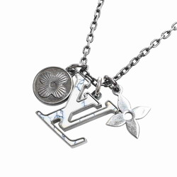 Louis Vuitton Necklace Lv Friend Pendant Dragon Metal White System Silver  Mp2927