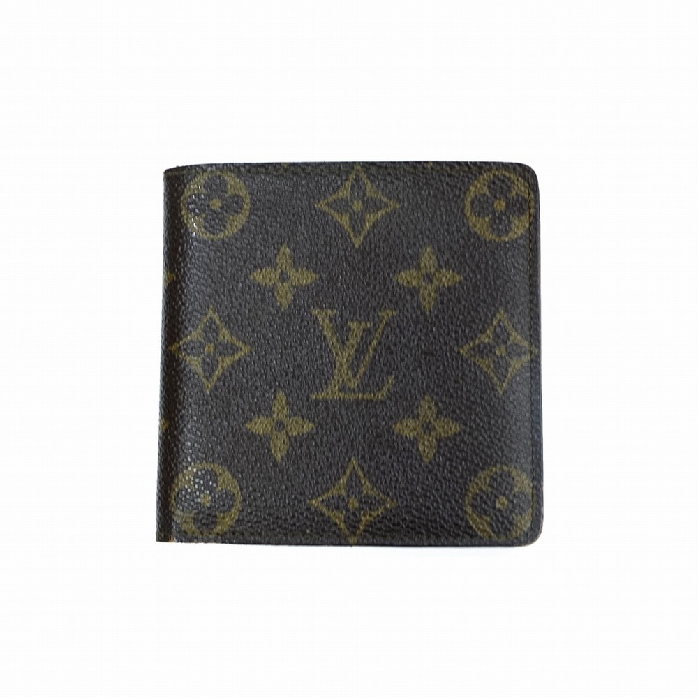LOUIS VUITTON Bifold Wallet Louis Vuitton M61675 Portefeuille Marco  Monogram Brown Fold | eLADY Globazone