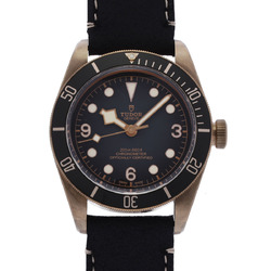 TUDOR Tudor Heritage Black Bay Bronze 79250BA Men's Leather Watch Automatic Winding Straight Gray Dial