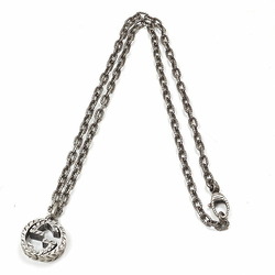Gucci GUCCI interlocking G pendant necklace Ag925 sterling silver 455307