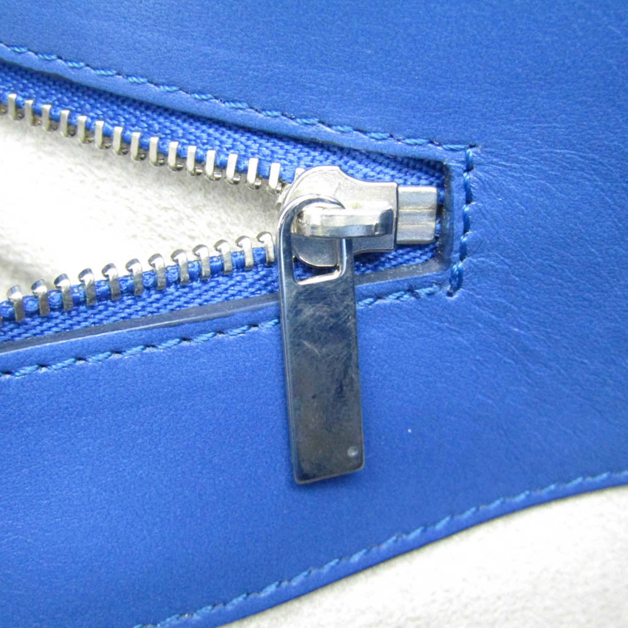 Jimmy Choo Riley Women's Leather Handbag Royal Blue