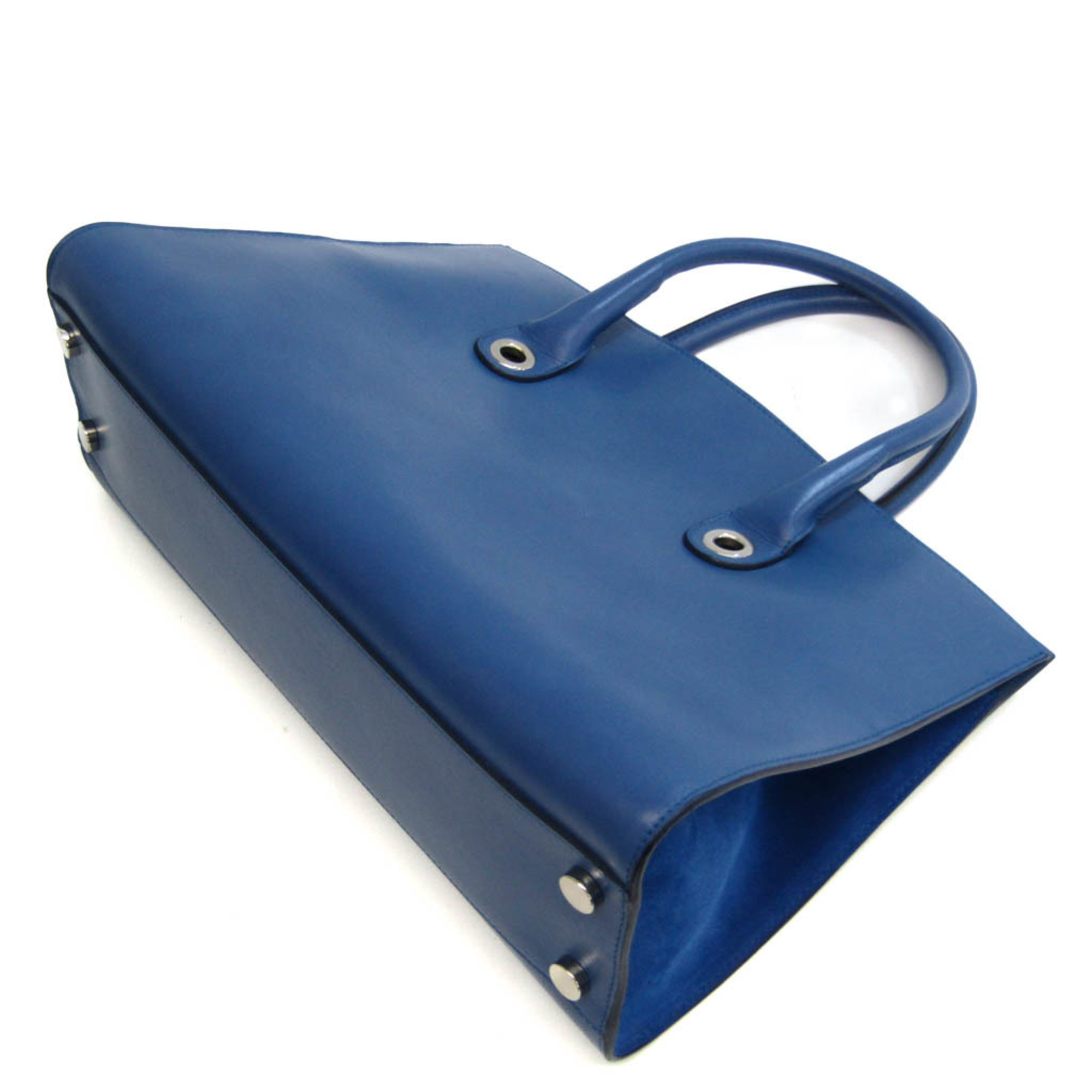 Jimmy Choo Riley Women's Leather Handbag Royal Blue