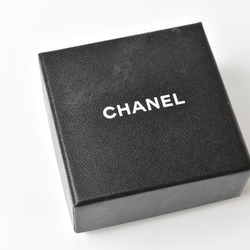 Chanel necklace pendant CHANEL here mark CC rhinestone gold black