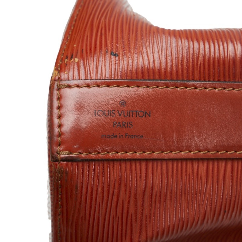 Authentic Louis Vuitton Epi Sac De Paule Shoulder Bag brown M80193