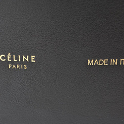 Celine bag drawstring CELINE Seau leather black