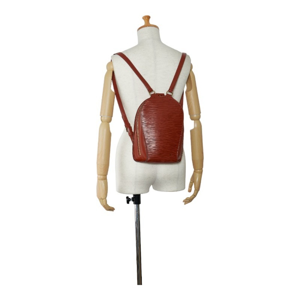 Louis Vuitton Epi Mabillon Backpack M52233 Kenya Brown Leather