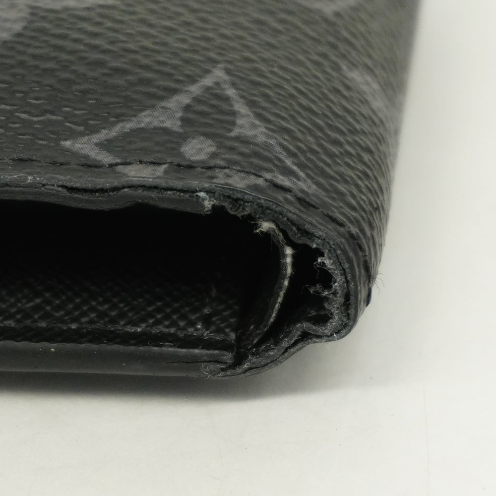 Louis Vuitton Monogram Eclipse Bifold Wallet Marco M62545 Men's