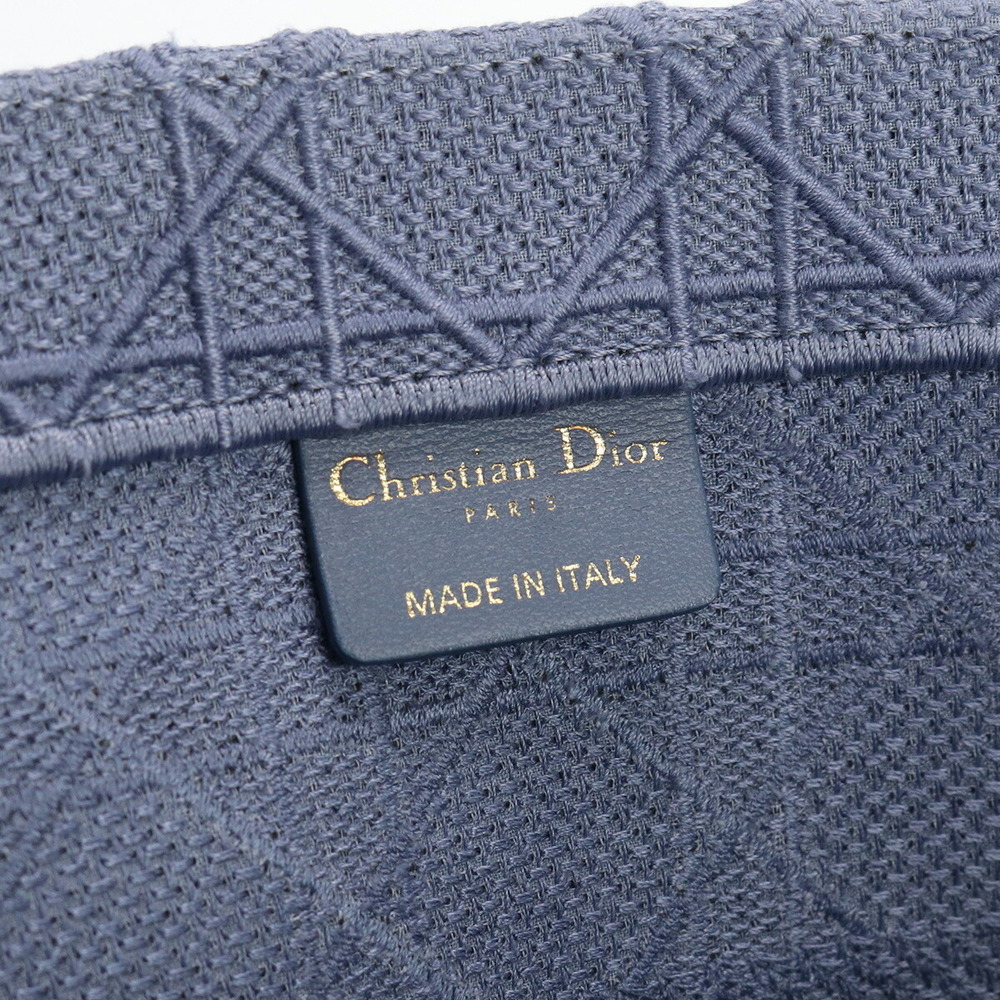 Christian Dior Book Tote Medium Bag M1296 ZRIW Canvas Women's