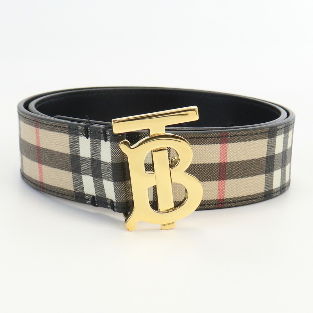 burberry leather tb belt