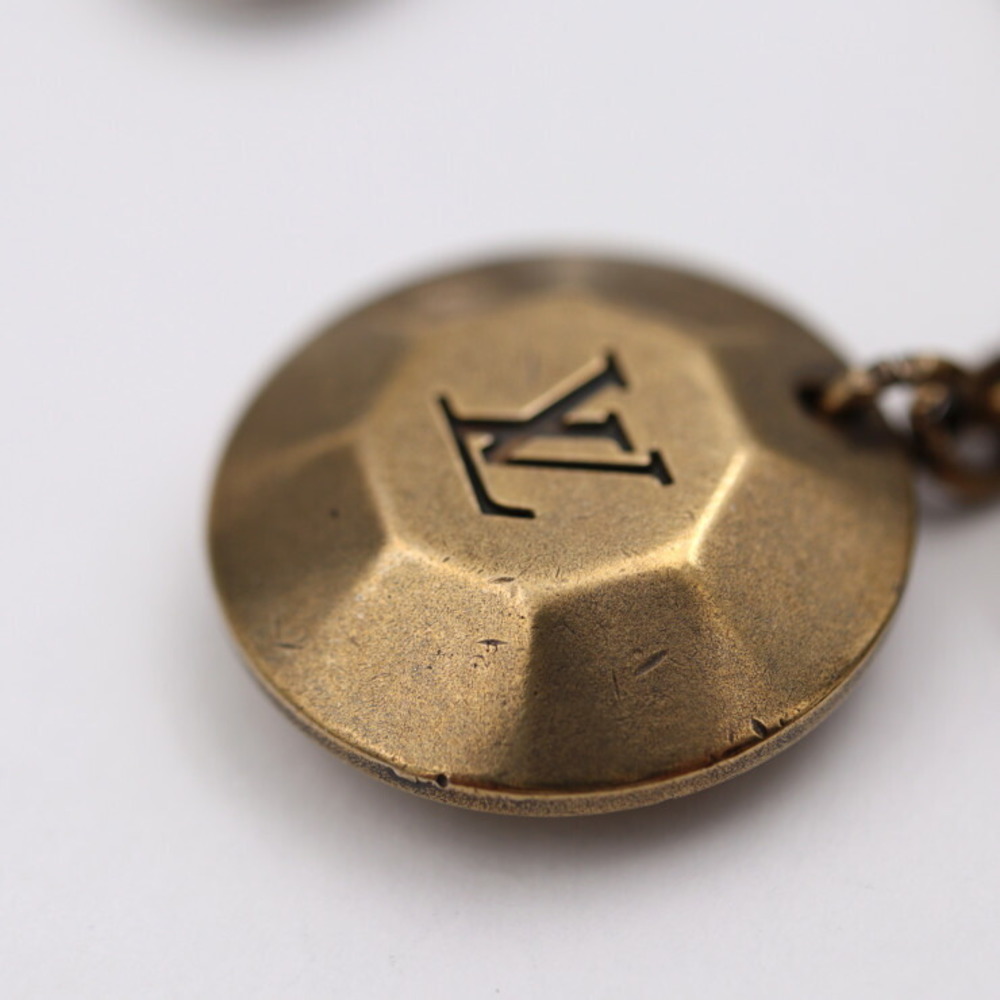 LOUIS VUITTON Louis Vuitton bijou sack calypse key holder M65724 metal  rhinestone vintage gold LV logo