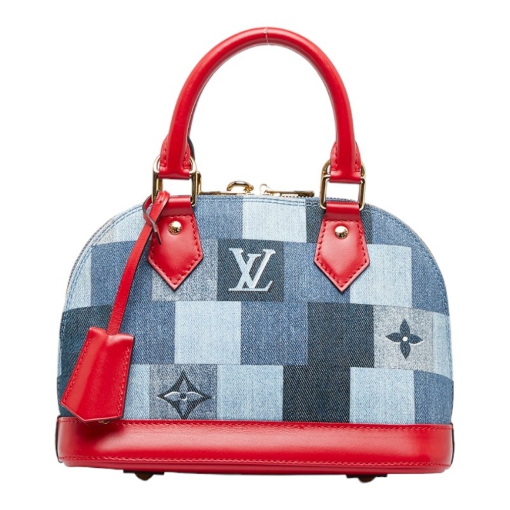 Louis Vuitton Alma Womens Handbags, Blue