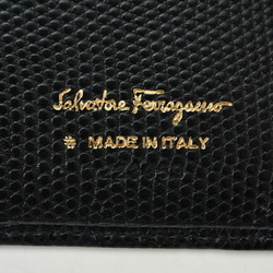 Salvatore Ferragamo Ferragamo Salvatore long wallet ribbon embossed leather dark navy