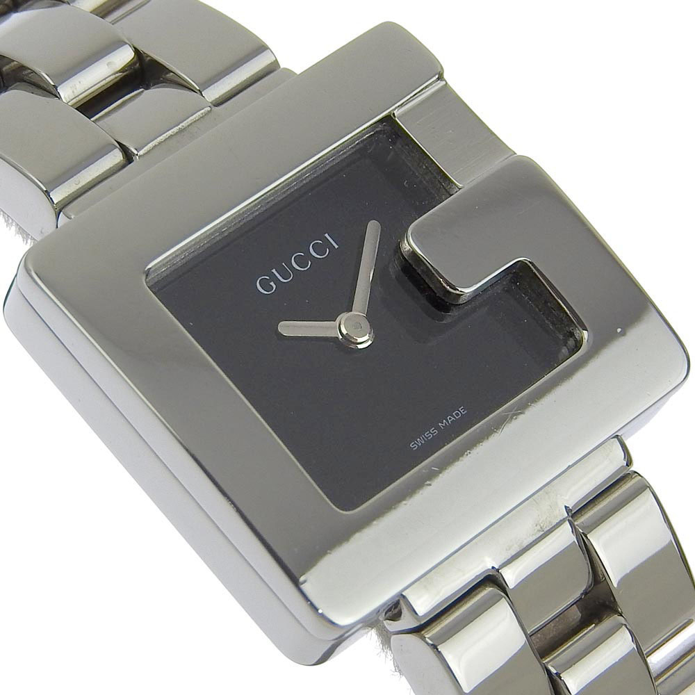 GUCCI Gucci G Square Watch 3600L Stainless Steel Silver Quartz