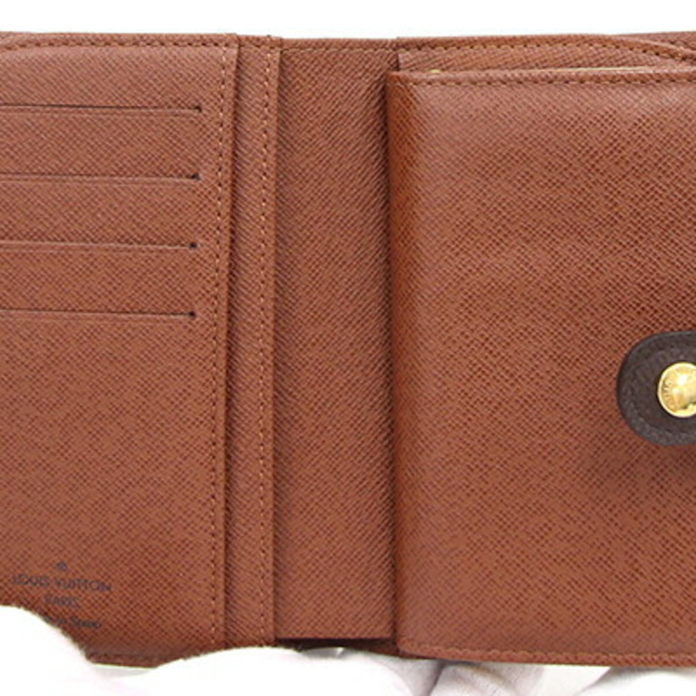 LOUIS VUITTON Bifold Clasp Wallet Monogram Porte Monet Bier Viennois M61663