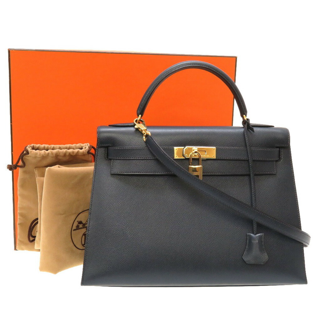 Hermes Kelly 32 Outer Sewing Box Handbag Bag