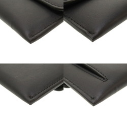 Givenchy leather black clutch bag