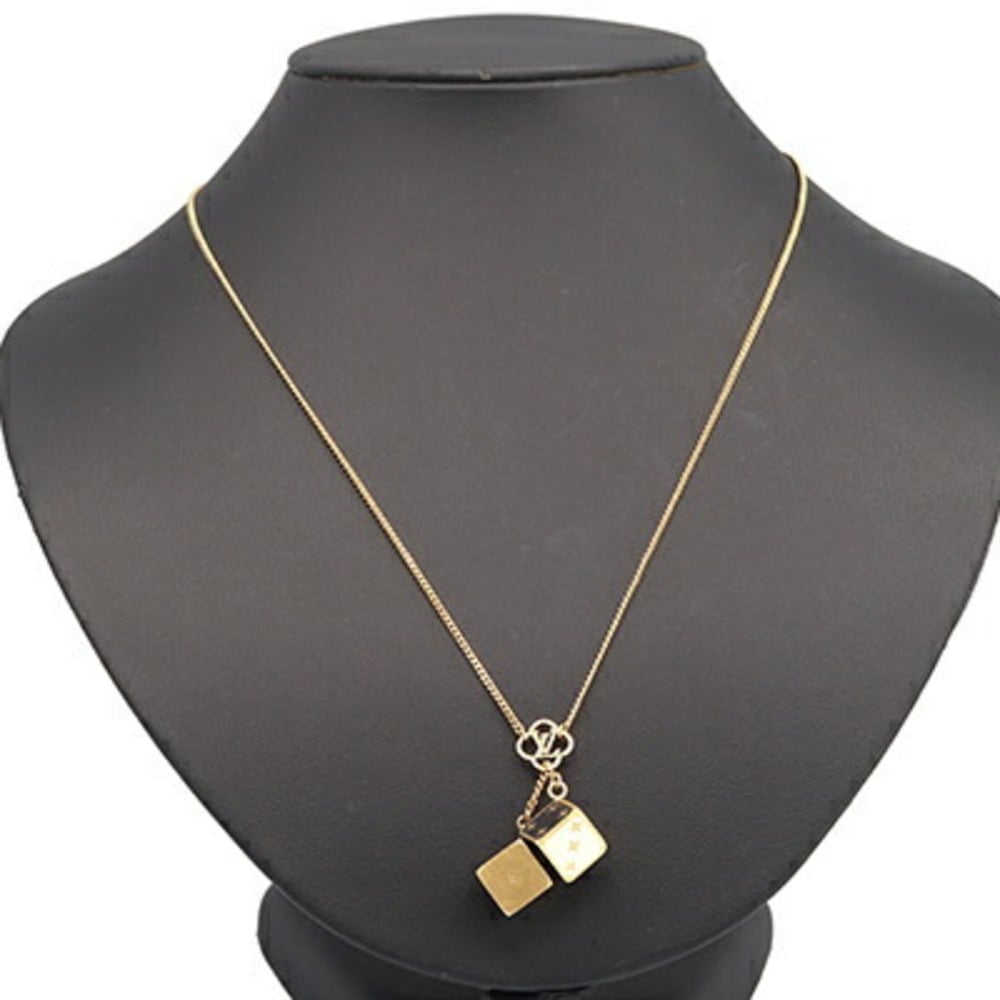 Louis Vuitton Dice Necklace Game On in Metal with Gold-tone - US