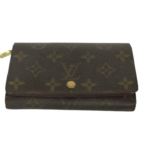 Louis Vuitton Monogram Portomone Vietresor M61730 Bifold Wallet Unisex