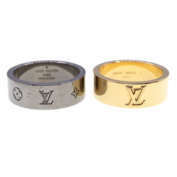 LOUIS VUITTON Ring M80191 Signet Ring Monogram Vuitton SizeL metal