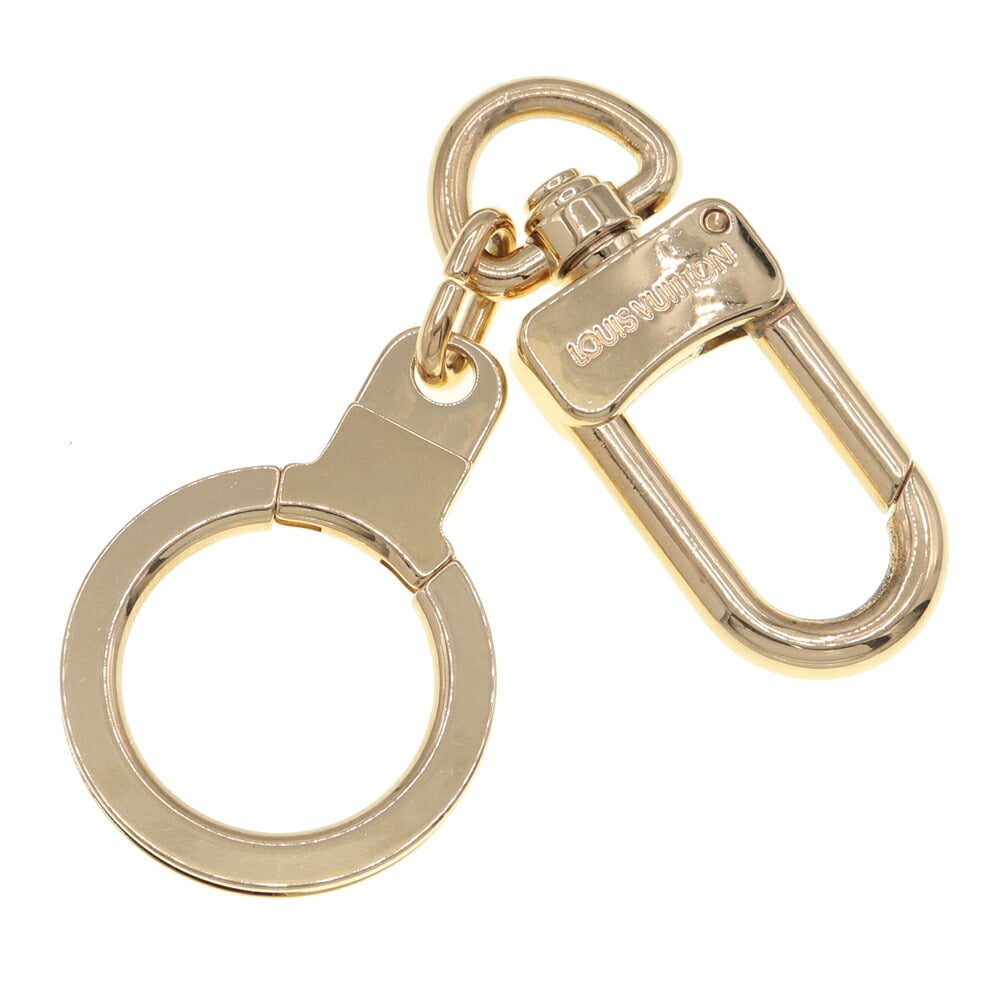 LOUIS VUITTON Key Ring Anokle M62698 Dore Keychain Bag Charm Ladies Men