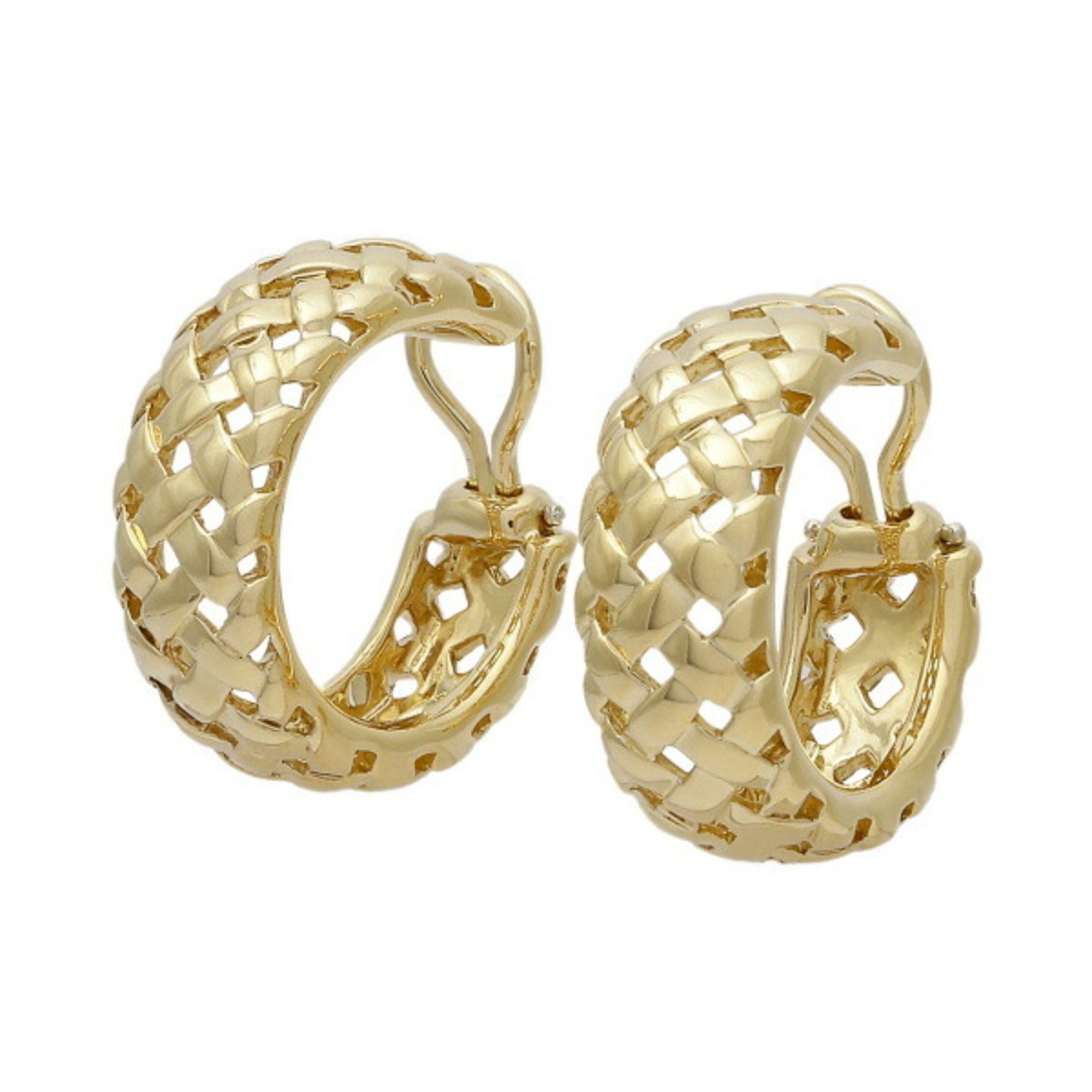 Tiffany Minnevally K18YG Yellow Gold Earrings