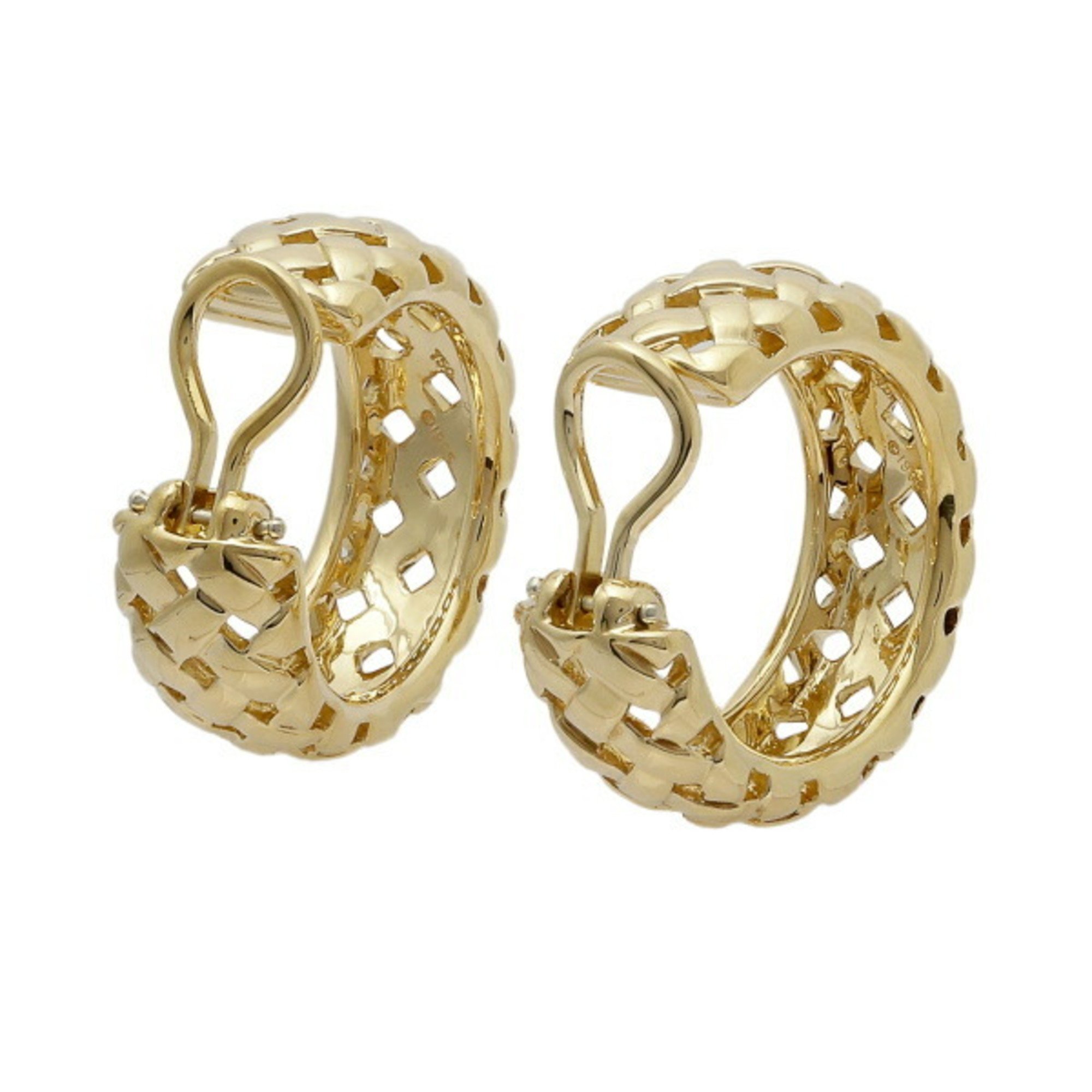 Tiffany Minnevally K18YG Yellow Gold Earrings