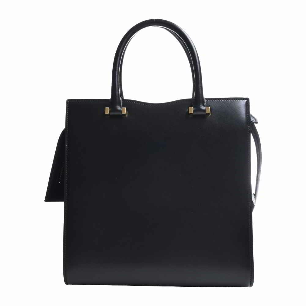 SAINT LAURENT Saint Laurent Leather Uptown Small Handbag 636542 Black  Ladies