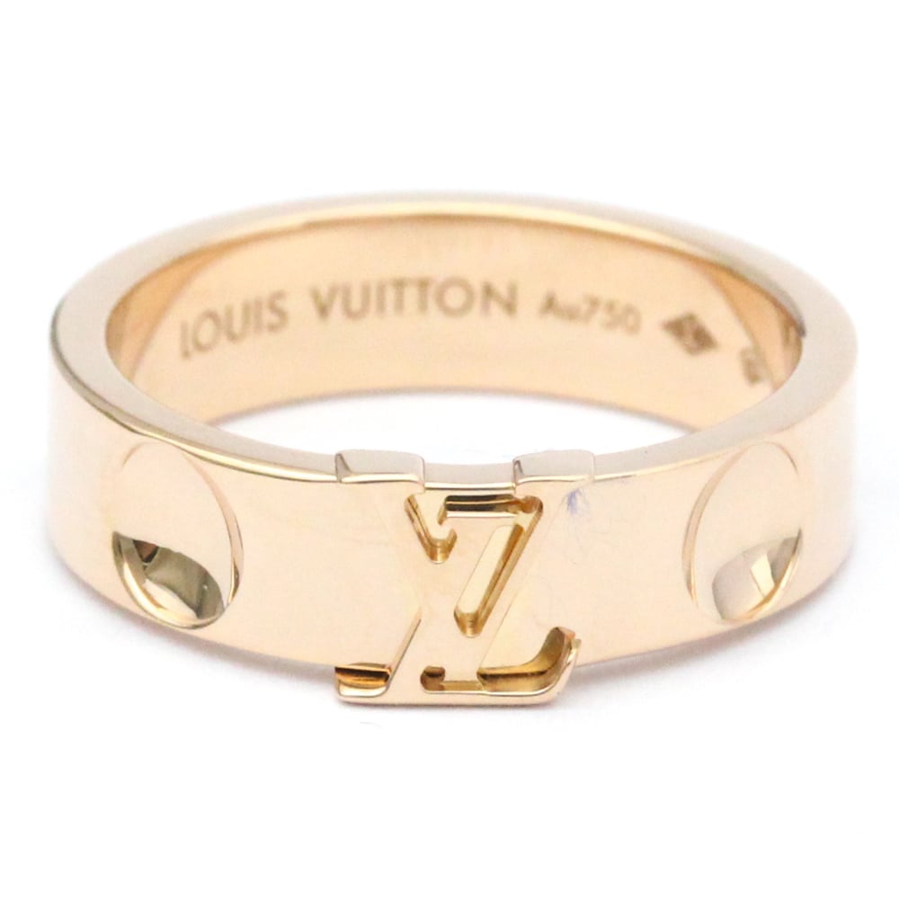 Louis Vuitton Berg Amplant Q9K98D Pink Gold (18K) Fashion No Stone Band Ring  Pink Gold