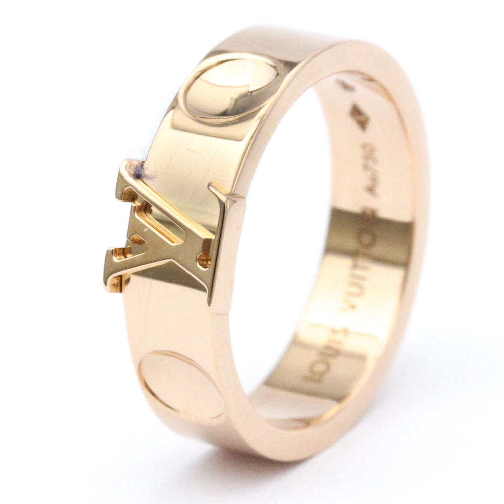 Louis Vuitton, Jewelry, Louis Vuitton Berg Unplant Lv Ring Q9k98d Gold 8k Rose  Gold Women