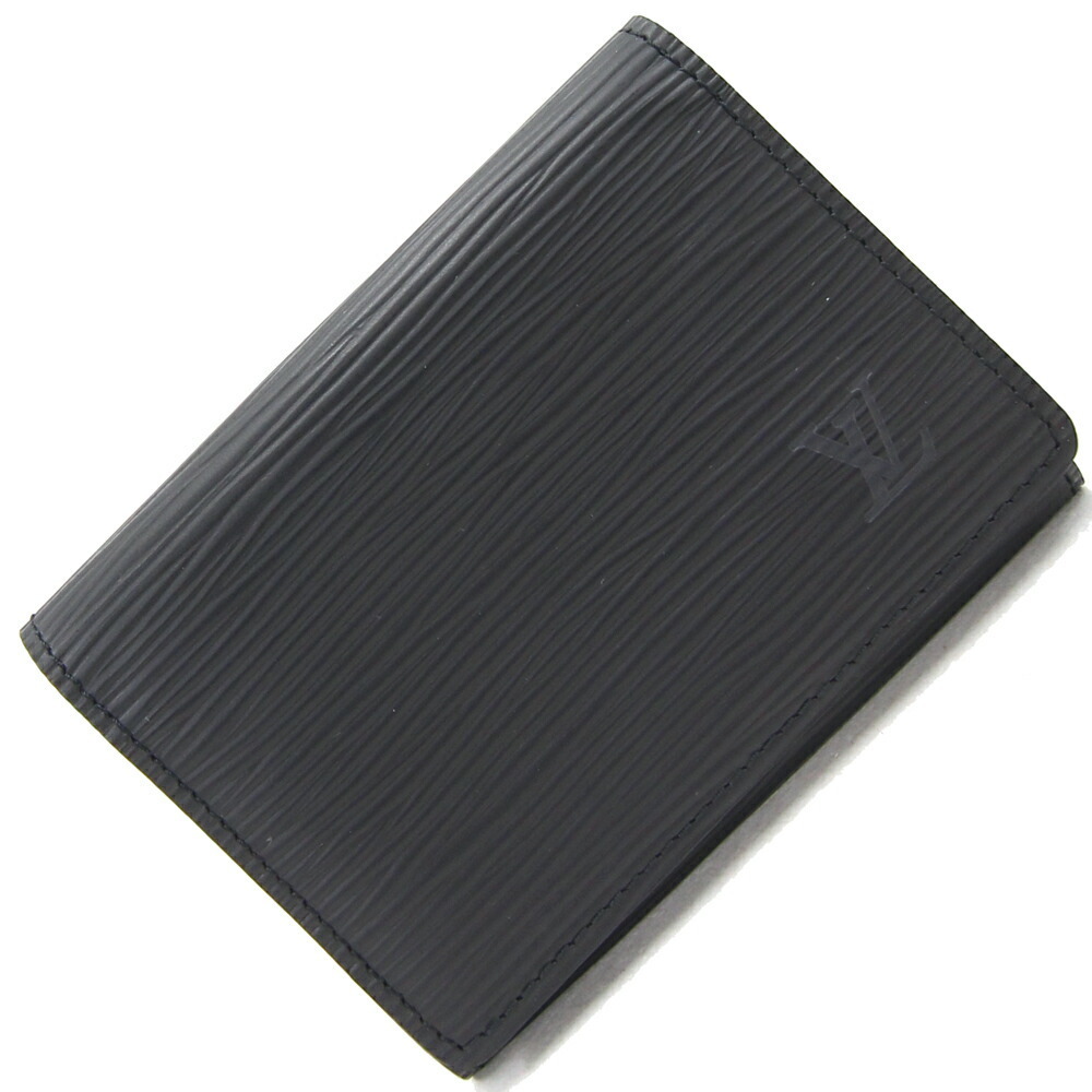 Louis Vuitton M56582 Business card holder card case leather black