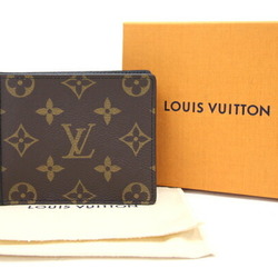 Louis Vuitton Bifold Wallet Monogram Macassar Portefeuille Mindoro M60411 Men's LOUIS VUITTON