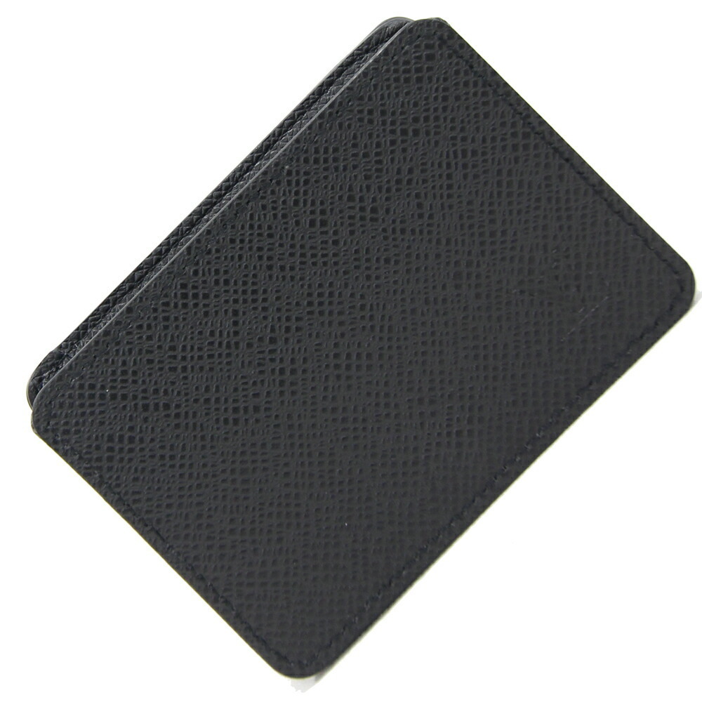 Louis Vuitton Taiga Coin Card Holder, Black