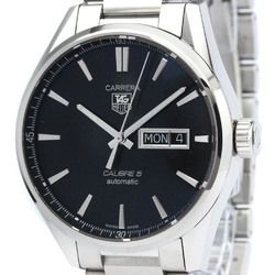Polished TAG HEUER Carrera Calibre 5 Day Date Automatic Watch WAR201A BF563327