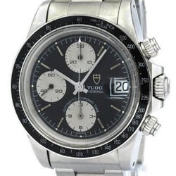 Polished TUDOR Oyster Date Chrono Time Steel Automatic Mens Watch 79160 BF562534