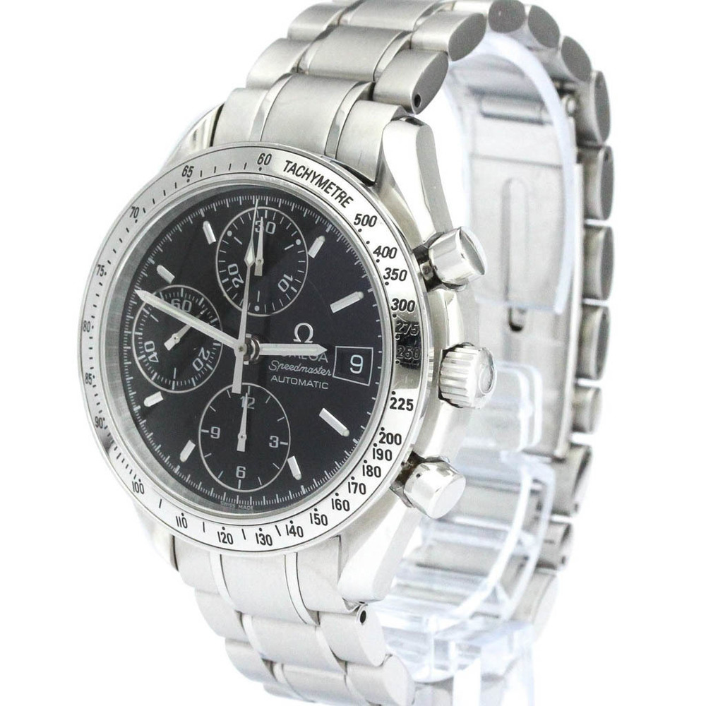Polished OMEGA Speedmaster Date Steel Automatic Mens Watch 3513.50 BF563320