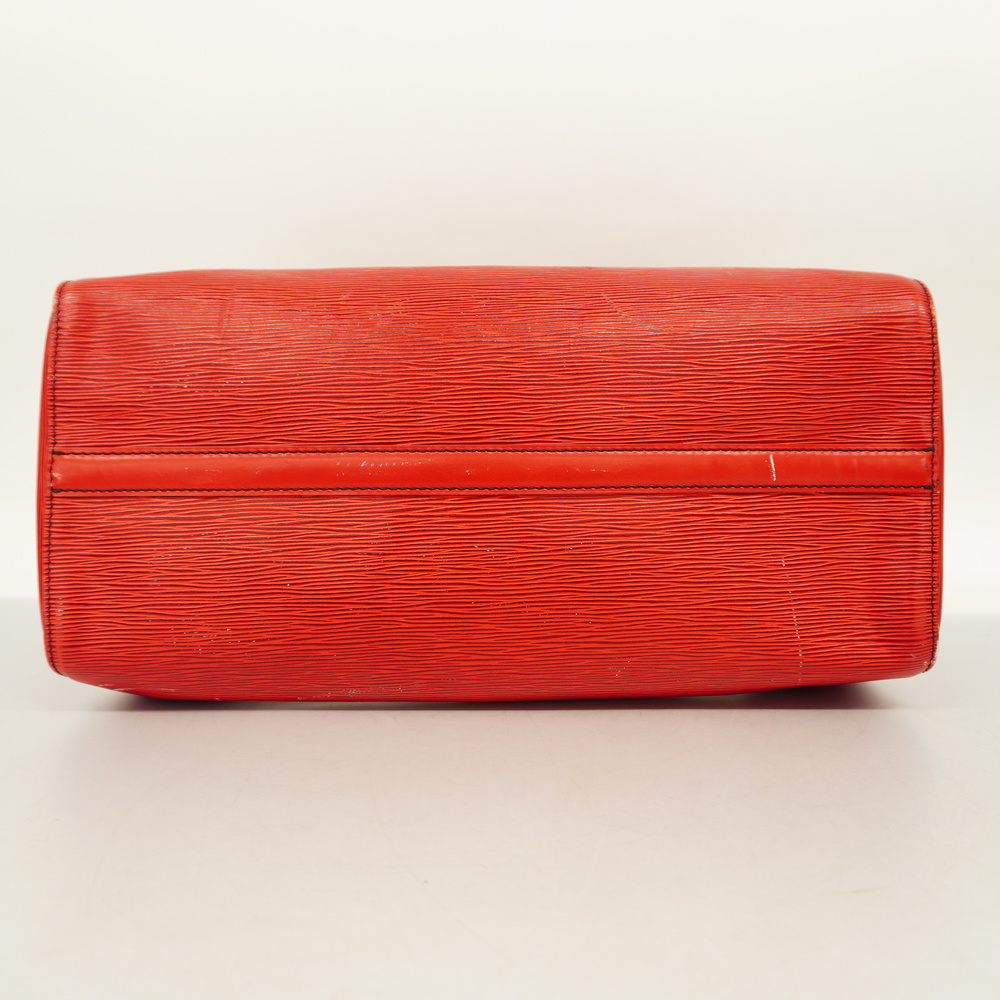 Louis Vuitton Speedy 40 Handbag in Red EPI Leather