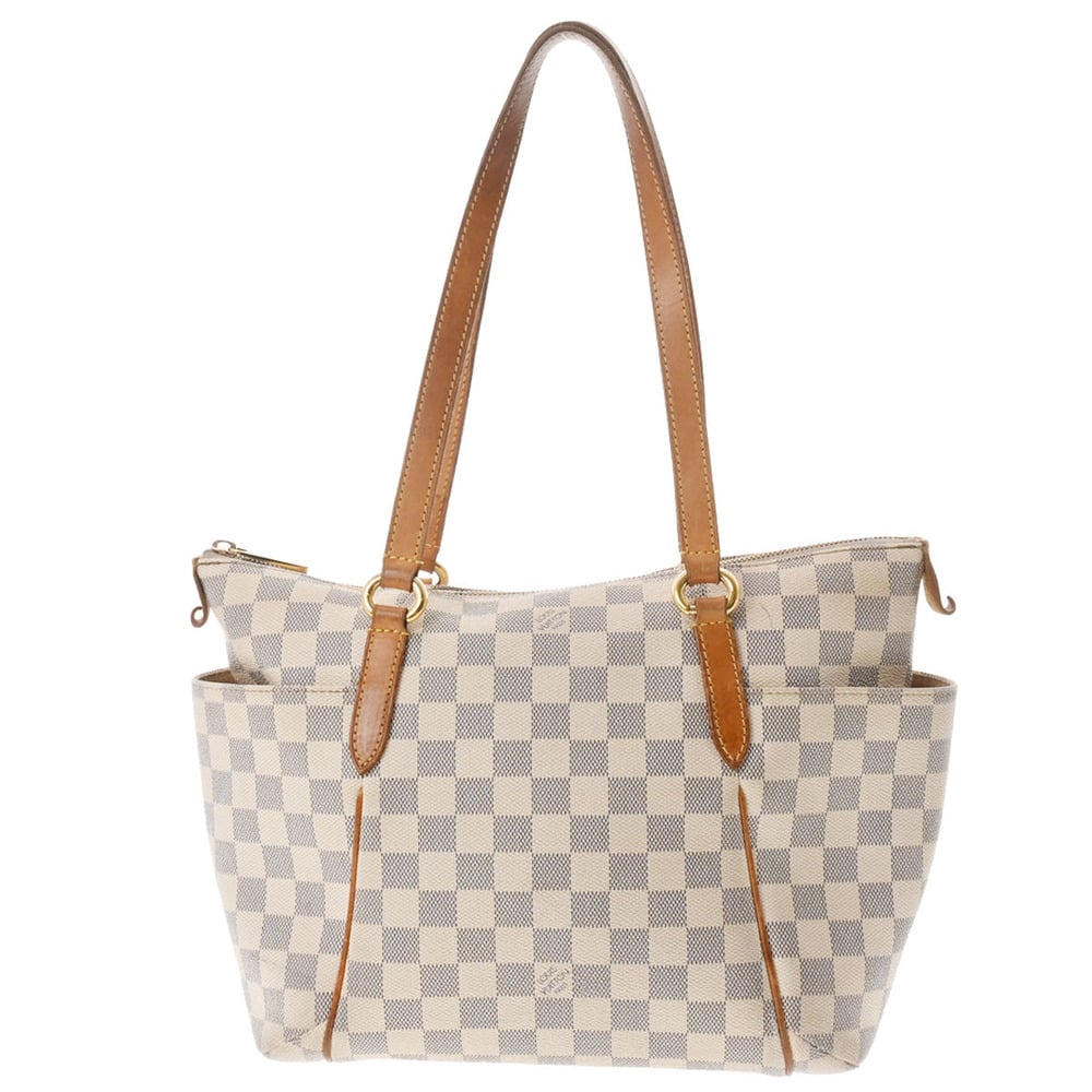 Louis Vuitton Totally PM in Damier Azur Coated Canvas in Good 