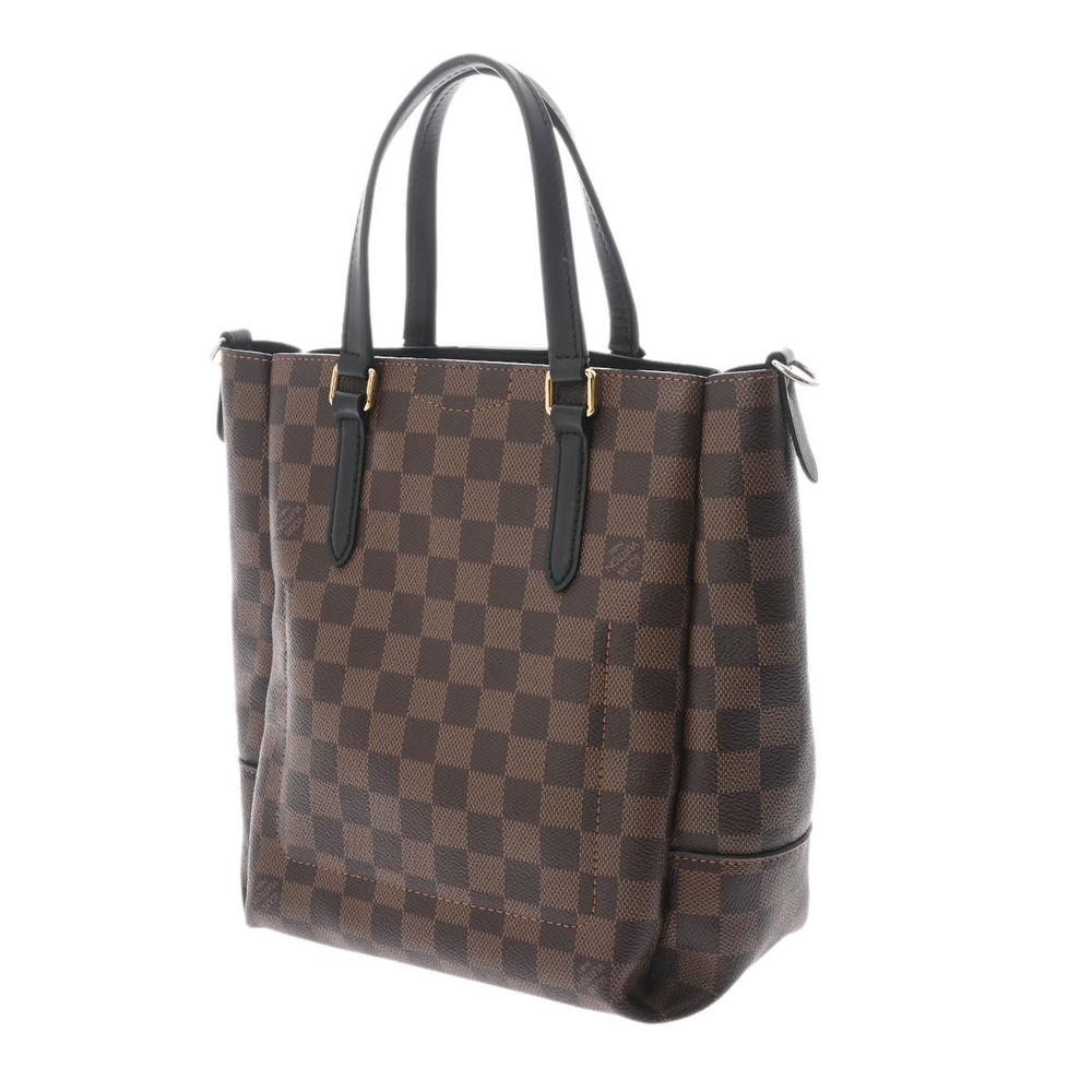 LOUIS VUITTON Damier Belmont NV BB Brown N60348 Women's Canvas Handbag