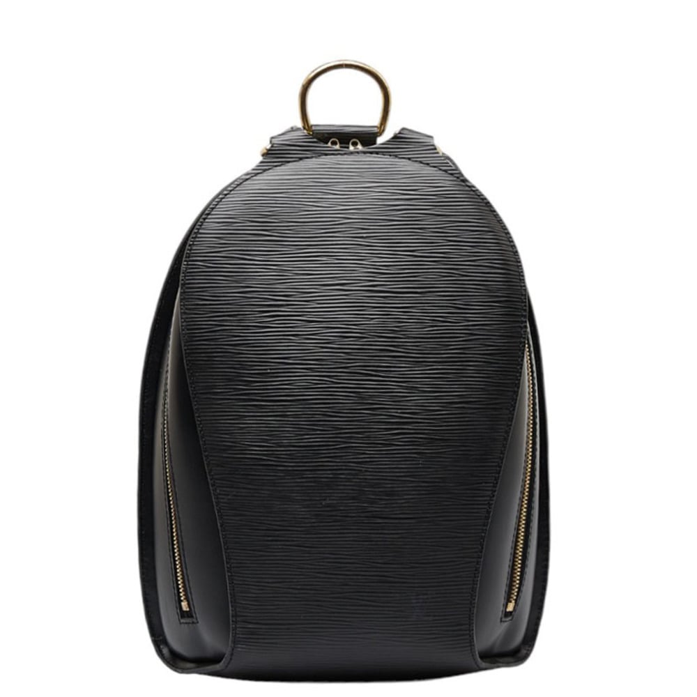 Louis Vuitton Backpack Mabillon Epi Noir Black in Leather with