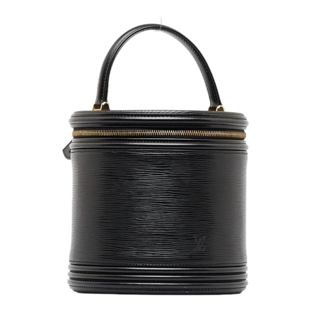 Louis Vuitton Epi Cannes Handbag Vanity Bag M48032 Noir Black Leather  Ladies LOUIS VUITTON