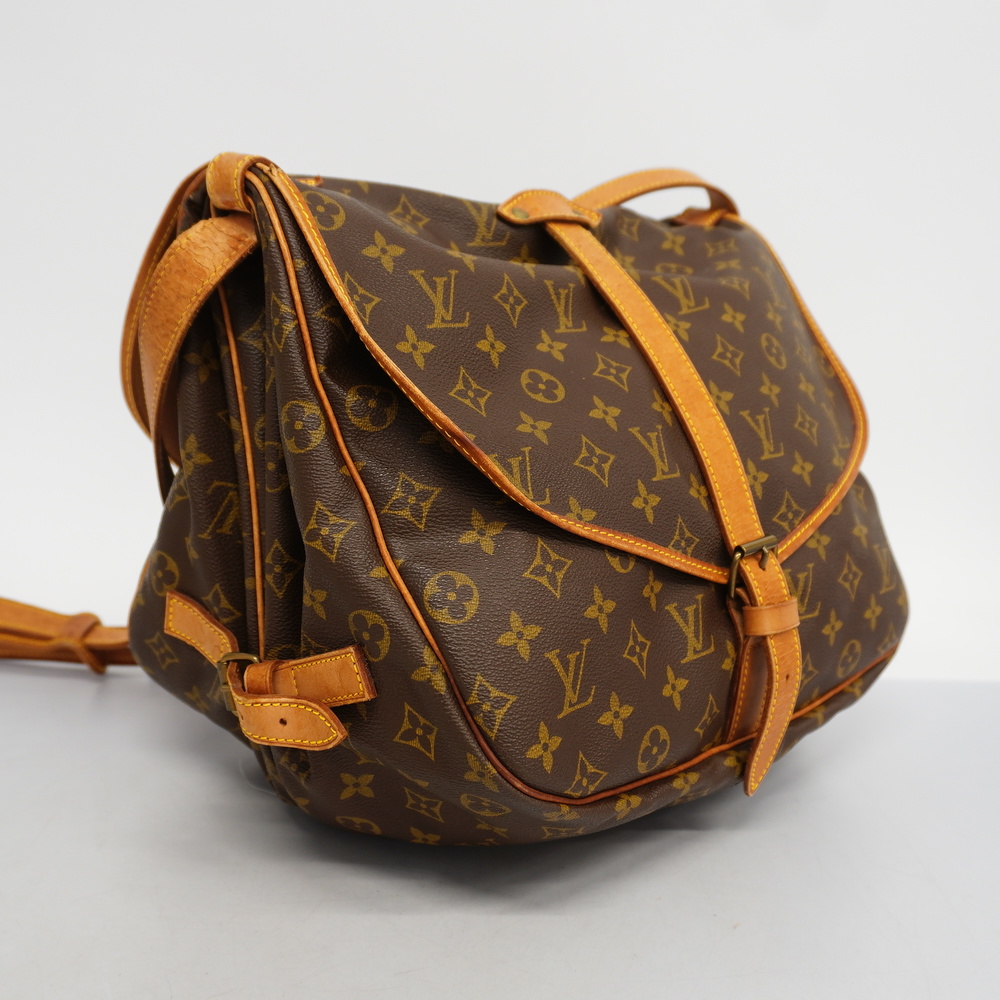 Auth Louis Vuitton Monogram Saumur 35 M42254 Women's Shoulder Bag