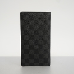 Auth Louis Vuitton Damier Graphite Portefeuille Brother N62665