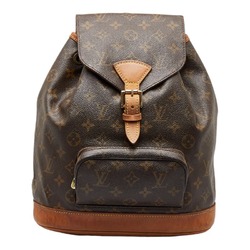 Louis Vuitton Monogram Montsuri MM Rucksack Backpack M51136 Brown PVC  Leather Ladies LOUIS VUITTON | eLADY Globazone