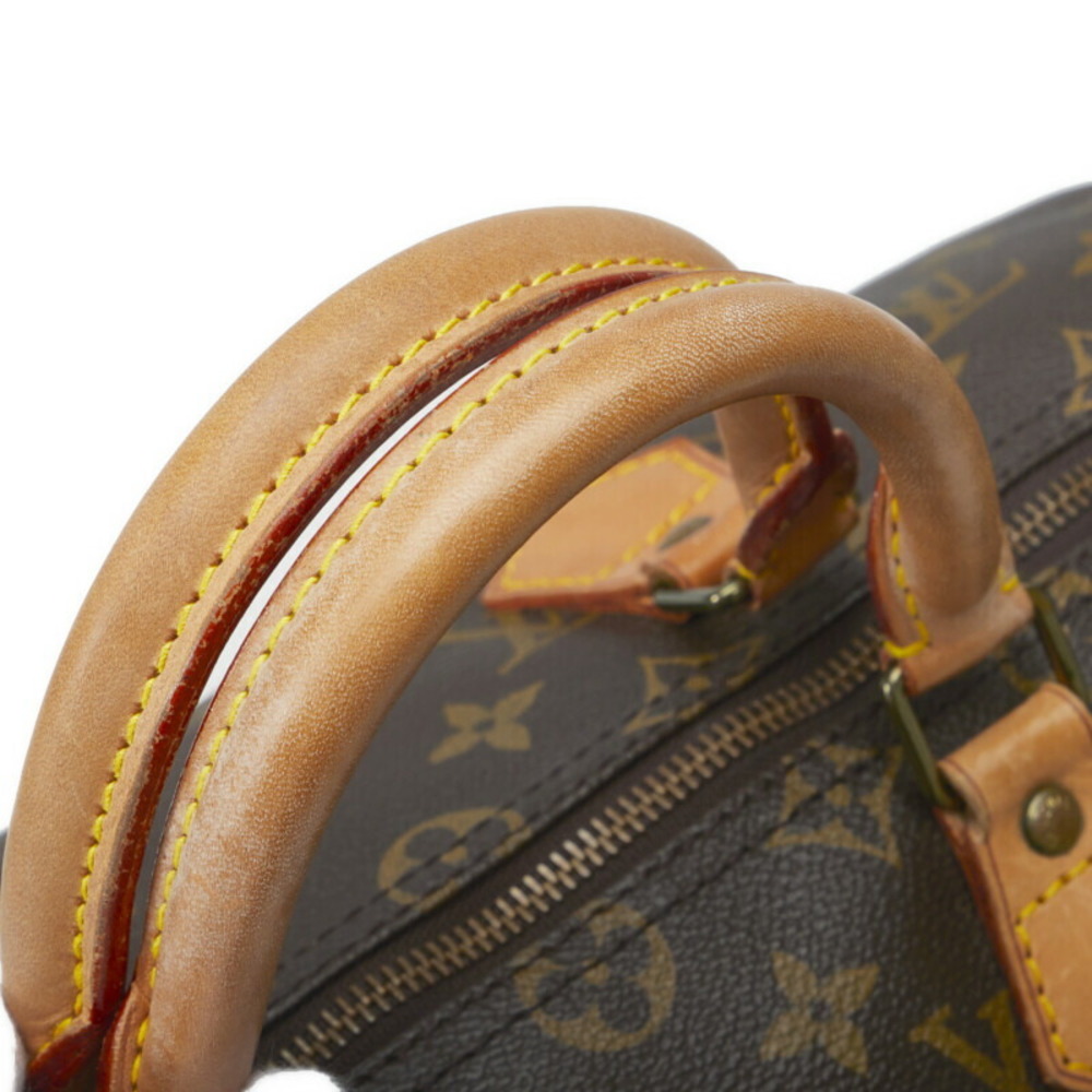 Louis Vuitton Monogram Speedy 35 Handbag Boston Bag M41524 Brown PVC  Leather Ladies LOUIS VUITTON